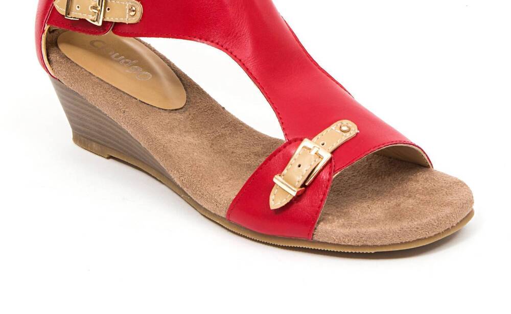 NEW CLOUD 90 women's softy open toe sandals in red